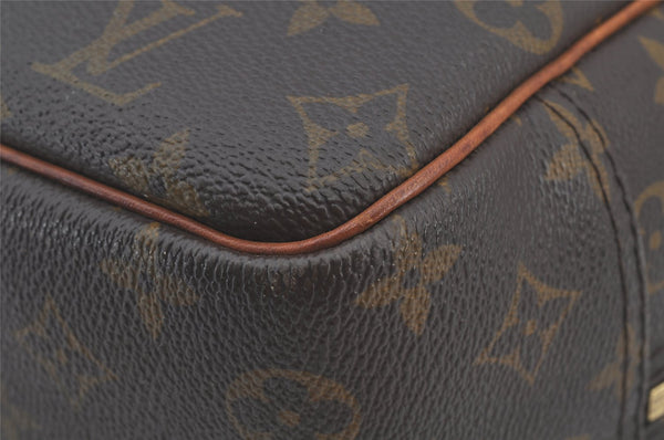 Authentic Louis Vuitton Monogram Deauville Hand Bag M47270 LV 3102J