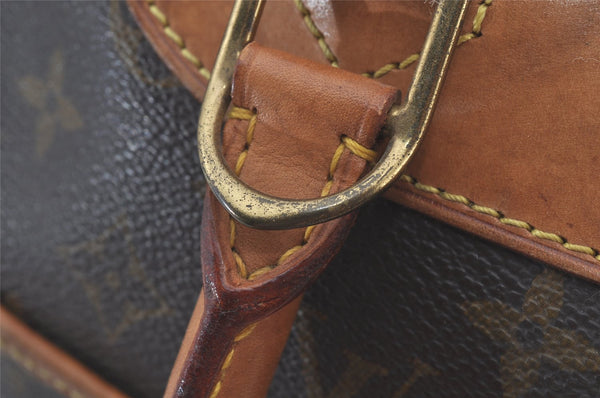 Authentic Louis Vuitton Monogram Deauville Hand Bag M47270 LV 3102J