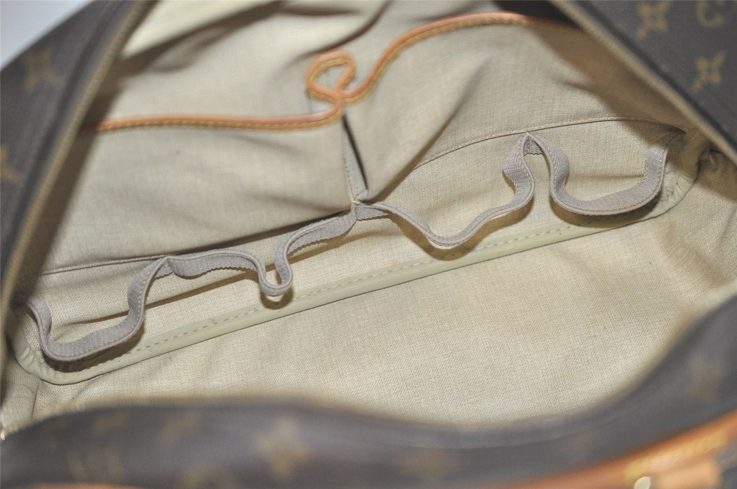 Authentic Louis Vuitton Monogram Deauville Hand Bag M47270 LV 3102J