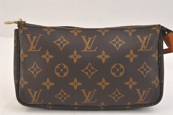 Authentic Louis Vuitton Monogram Pochette Accessoires Pouch M51980 LV 3102K