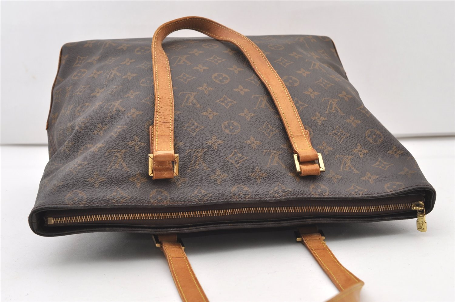 Authentic Louis Vuitton Monogram Cabas Mezzo Shoulder Tote Bag M51151 LV 3103J