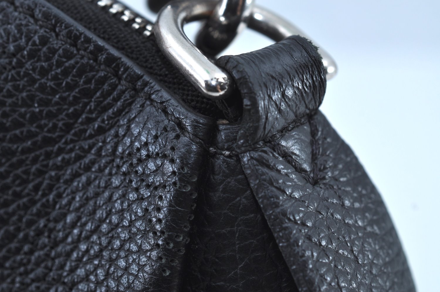 Auth Louis Vuitton Mahina Babylone Chain BB 2Way Hand Bag Black M51223 LV 3104I