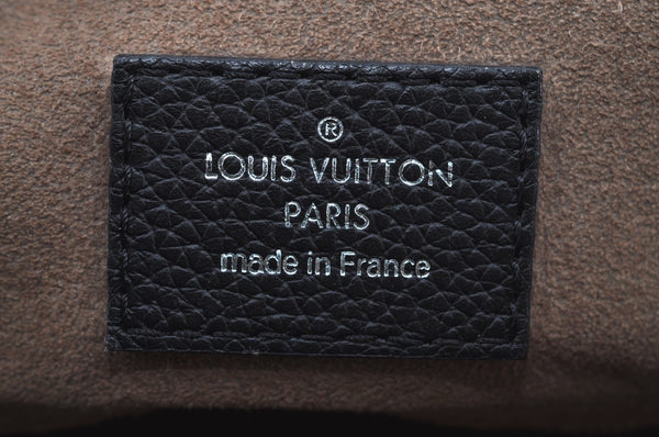 Auth Louis Vuitton Mahina Babylone Chain BB 2Way Hand Bag Black M51223 LV 3104I