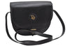 Authentic Christian Dior Vintage Shoulder Cross Bag Purse Leather Black 3104K