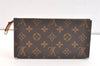 Authentic Louis Vuitton Monogram Pouch For Bucket GM LV Junk 3105K
