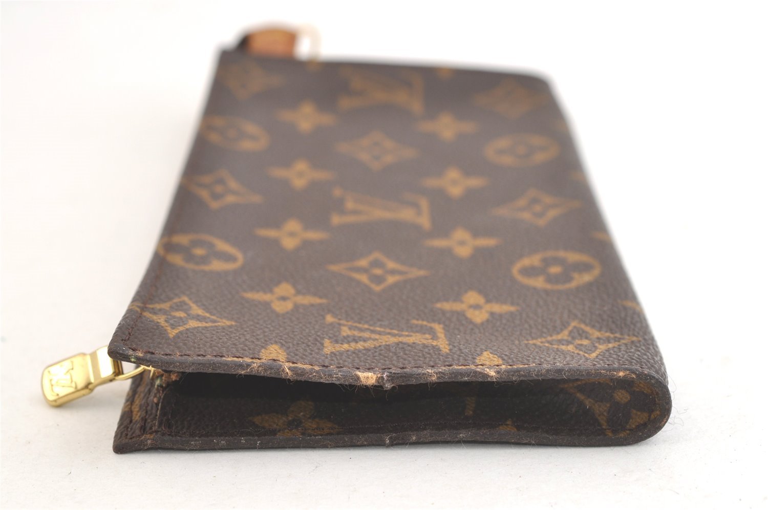 Authentic Louis Vuitton Monogram Pouch For Bucket GM LV Junk 3105K