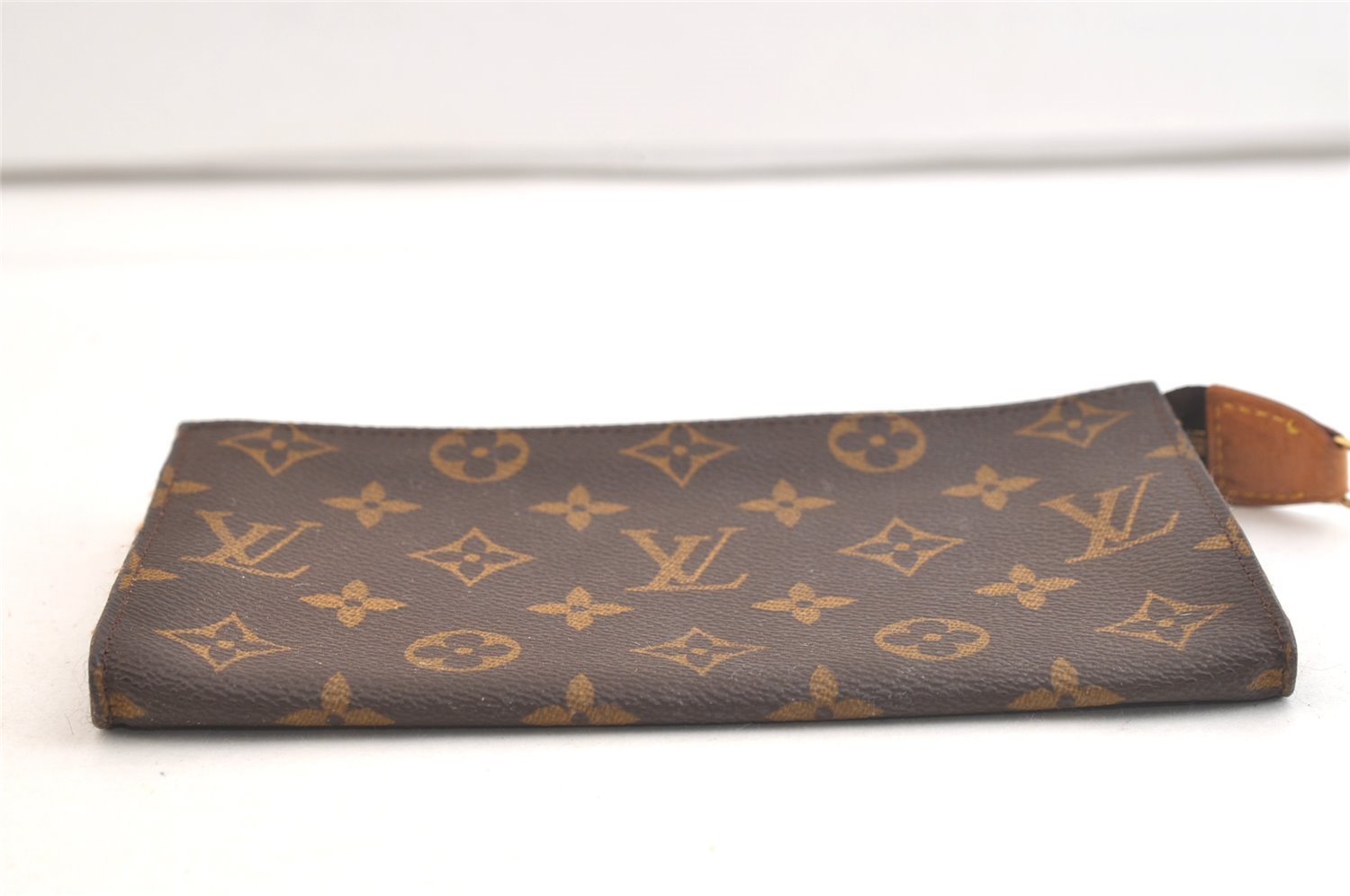 Authentic Louis Vuitton Monogram Pouch For Bucket GM LV Junk 3105K