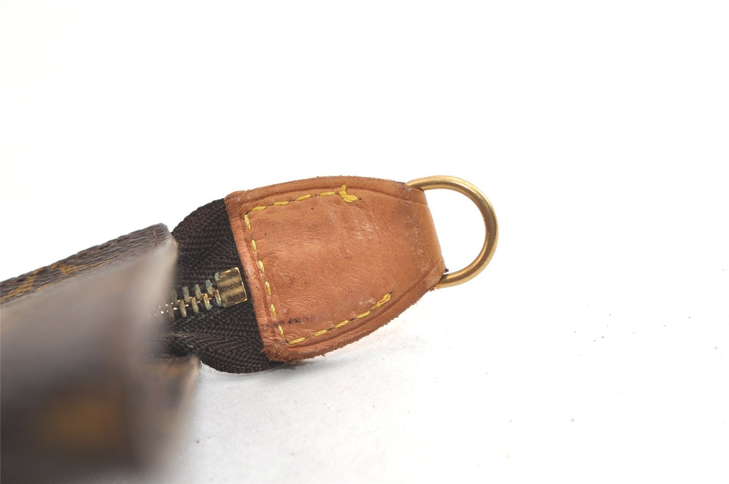 Authentic Louis Vuitton Monogram Pouch For Bucket GM LV Junk 3105K