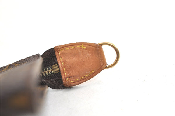 Authentic Louis Vuitton Monogram Pouch For Bucket GM LV Junk 3105K