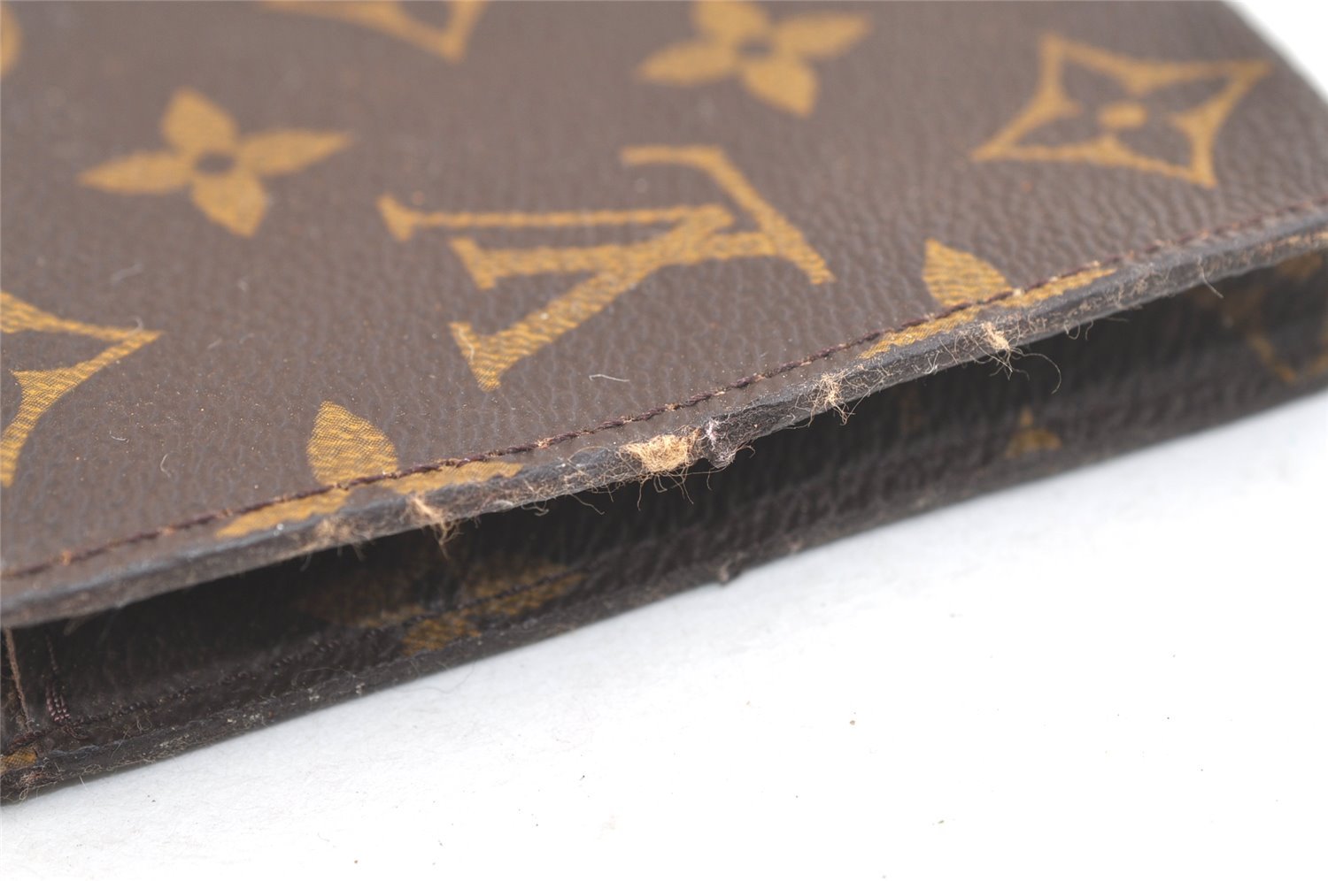 Authentic Louis Vuitton Monogram Pouch For Bucket GM LV Junk 3105K