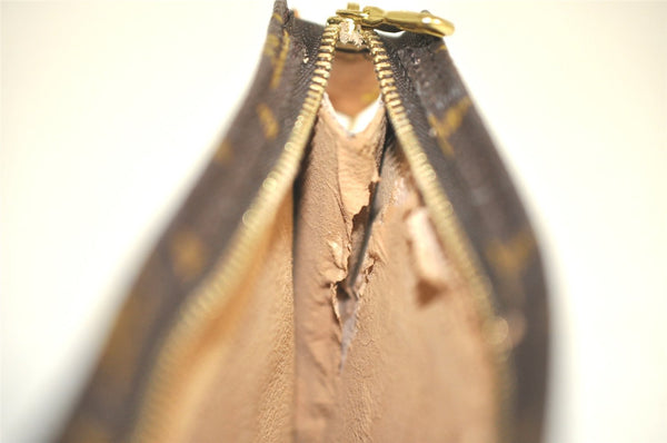 Authentic Louis Vuitton Monogram Pouch For Bucket GM LV Junk 3105K