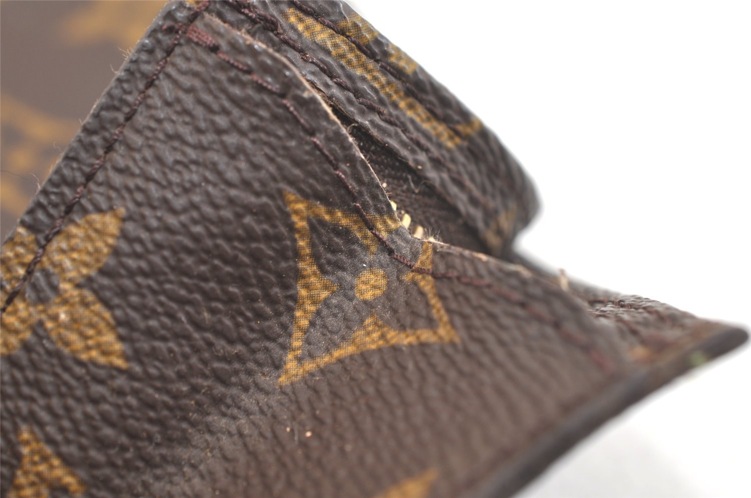 Authentic Louis Vuitton Monogram Pouch For Bucket GM LV Junk 3105K