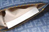 Authentic FENDI Vintage Zucchino Hand Bag Purse PVC Blue 3106I