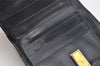 Authentic GUCCI Vintage Bifold Wallet Purse Leather Navy Blue 3106K