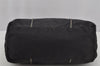 Authentic PRADA Vintage Nylon Tessuto Leather Tote Hand Bag Black 3107J