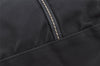 Authentic PRADA Vintage Nylon Tessuto Leather Tote Hand Bag Black 3107J