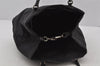 Authentic PRADA Vintage Nylon Tessuto Leather Tote Hand Bag Black 3107J