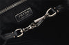 Authentic PRADA Vintage Nylon Tessuto Leather Tote Hand Bag Black 3107J