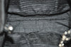 Authentic PRADA Vintage Nylon Tessuto Leather Tote Hand Bag Black 3107J