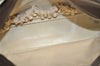 Authentic GUCCI Vintage Clutch Hand Bag Purse Leather Brown 3107K