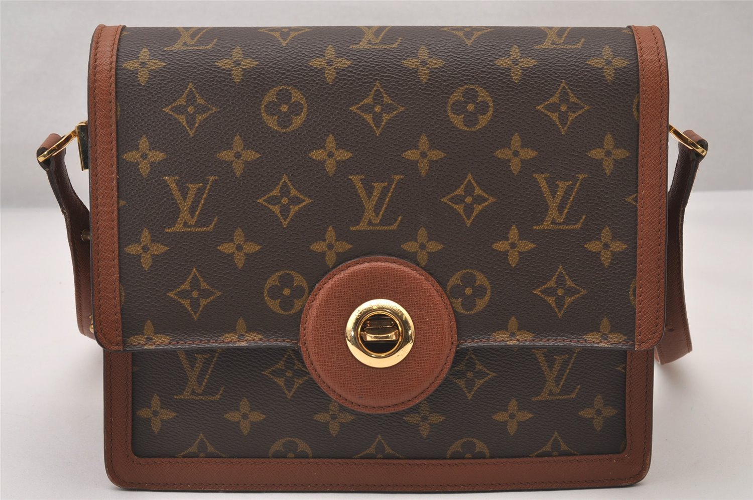 Authentic Louis Vuitton Monogram Raspail Shoulder Cross Body Bag M51372 LV 3108I