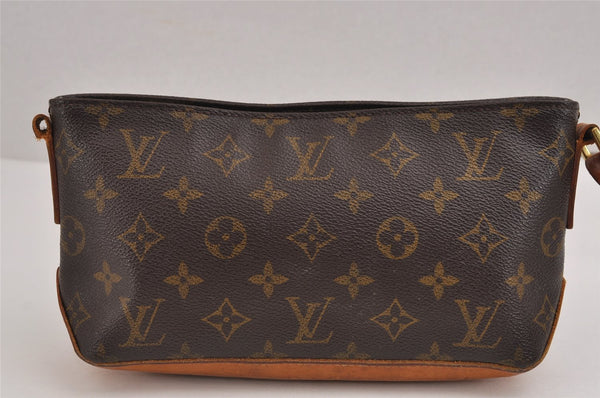 Authentic Louis Vuitton Monogram Trotteur Shoulder Cross Bag M51240 Junk 3108J