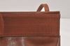 Authentic Salvatore Ferragamo Vara Shoulder Cross Bag Leather Brown SF 3108K