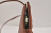 Authentic Salvatore Ferragamo Vara Shoulder Cross Bag Leather Brown SF 3108K