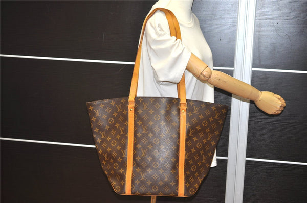 Authentic Louis Vuitton Monogram Sac Shopping PM Tote Bag M51108 LV 3109I