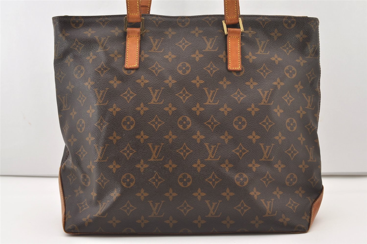 Authentic Louis Vuitton Monogram Cabas Mezzo Shoulder Tote Bag M51151 LV 3109J