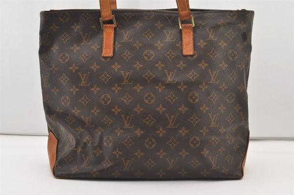 Authentic Louis Vuitton Monogram Cabas Mezzo Shoulder Tote Bag M51151 LV 3109J