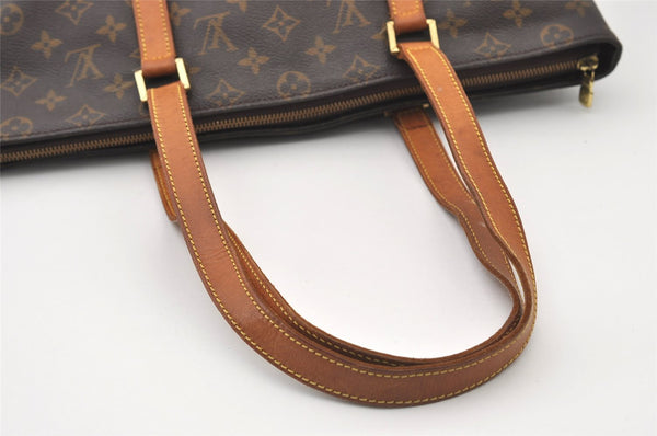 Authentic Louis Vuitton Monogram Cabas Mezzo Shoulder Tote Bag M51151 LV 3109J