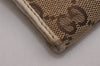 Authentic GUCCI Web Sherry Line Princy GG Canvas Wallet 167465 Brown Junk 3110J