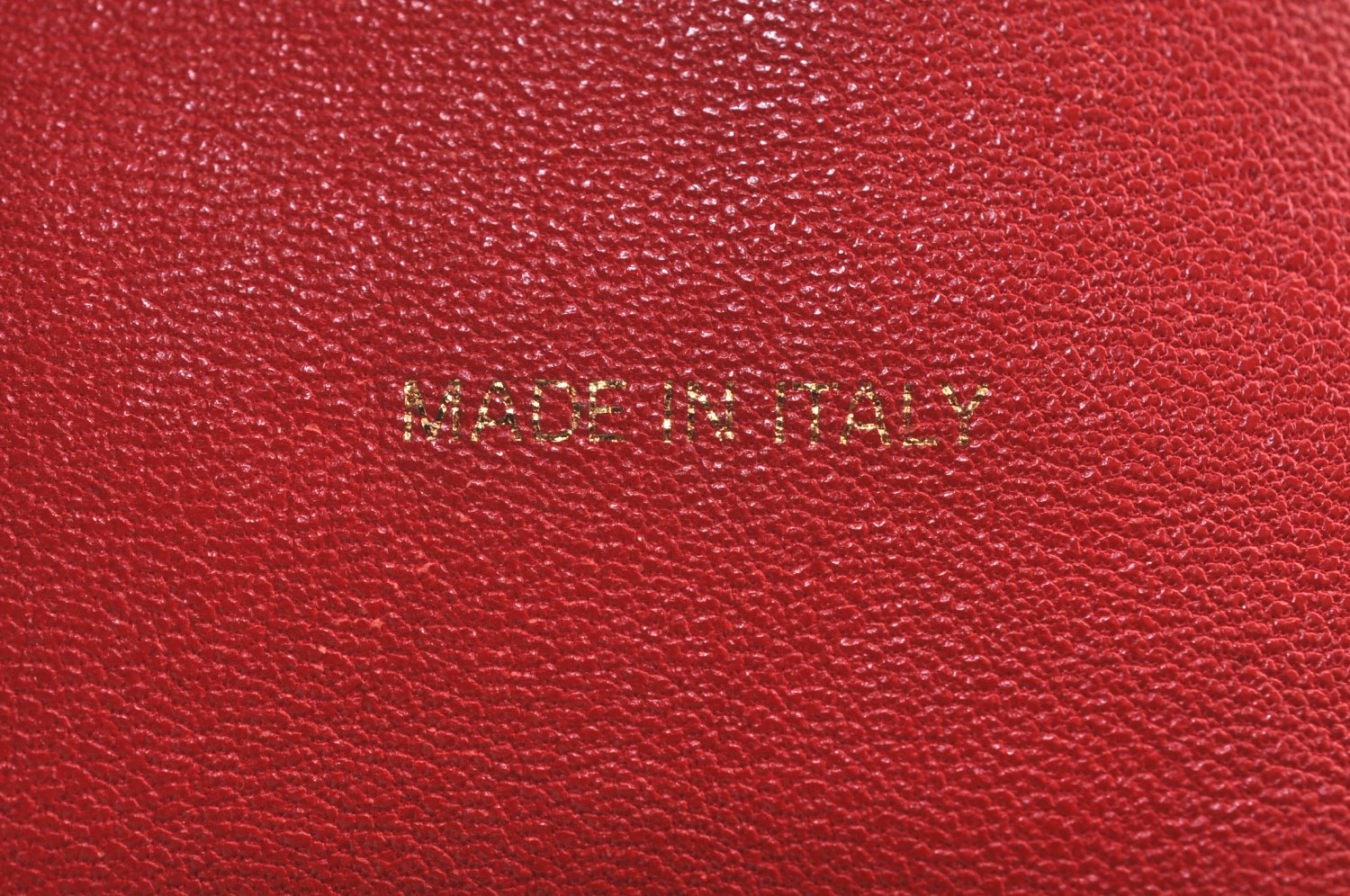 Authentic CELINE Horizontal Cabas Vintage Shoulder Tote Bag Leather Red 3111I