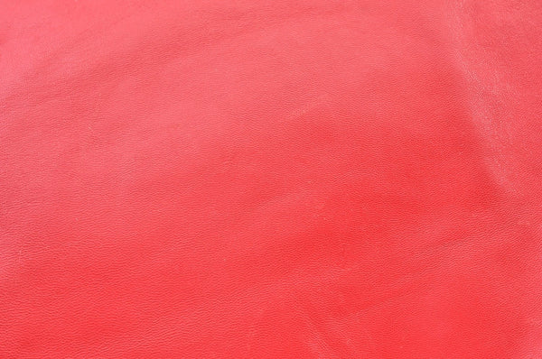 Authentic CELINE Horizontal Cabas Vintage Shoulder Tote Bag Leather Red 3111I