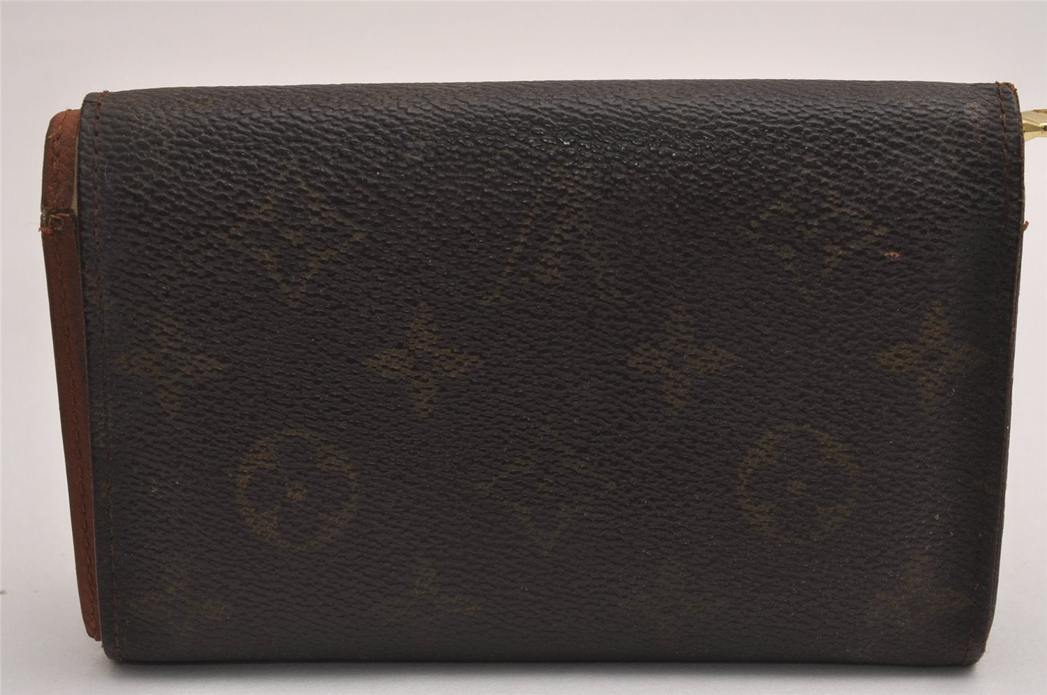 Auth Louis Vuitton Monogram Porte Monnaie Billets Tresor Wallet M61730 LV 3111J