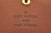 Auth Louis Vuitton Monogram Porte Monnaie Billets Tresor Wallet M61730 LV 3111J