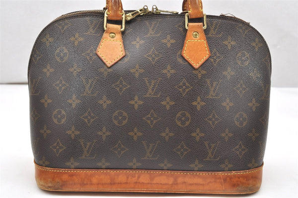 Authentic Louis Vuitton Monogram Alma Hand Bag Purse M51130 LV 3111K