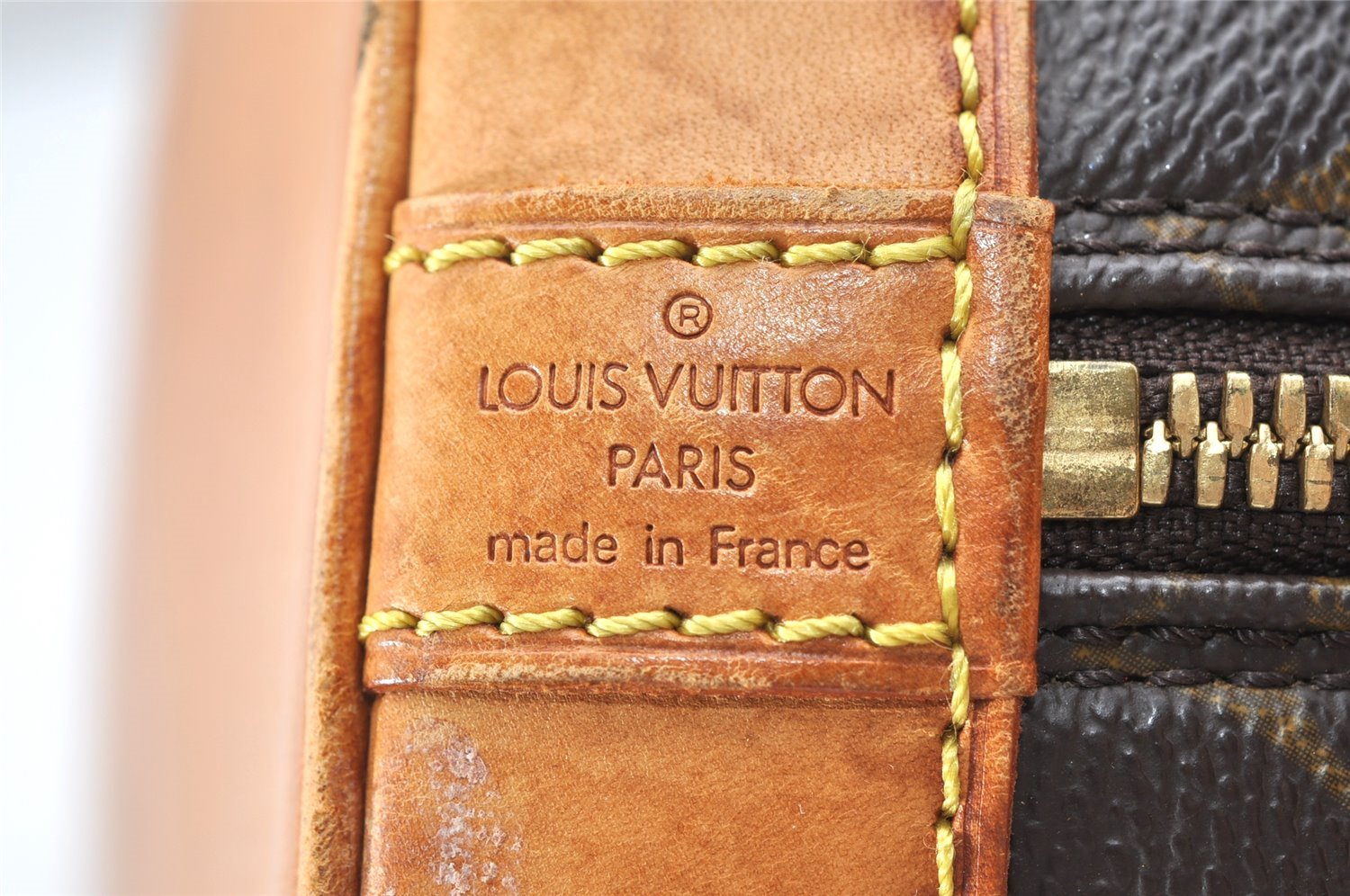 Authentic Louis Vuitton Monogram Alma Hand Bag Purse M51130 LV 3111K