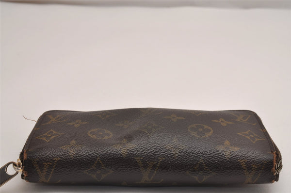 Authentic Louis Vuitton Monogram Zippy Long Wallet Purse M60017 LV Junk 3112J