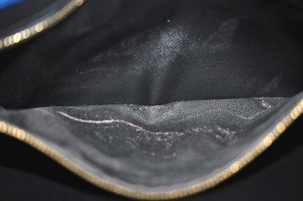 Authentic Louis Vuitton Epi Montaigne 27 Clutch Hand Bag Blue M52655 LV 3113I