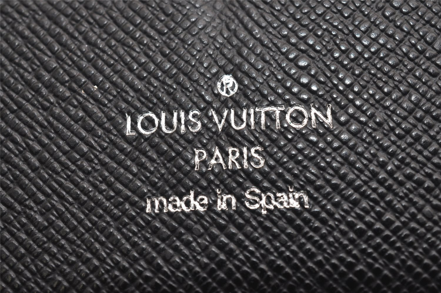 Authentic Louis Vuitton Damier Graphite Zippy Organizer Wallet N63077 Junk 3113J