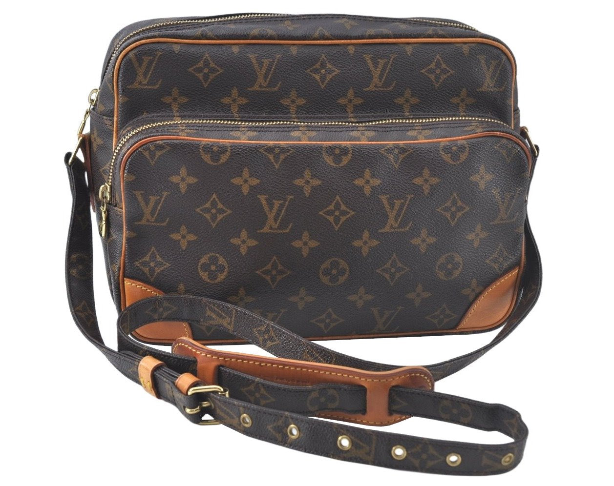 Authentic Louis Vuitton Monogram Nile Shoulder Cross Body Bag M45244 LV 3114J
