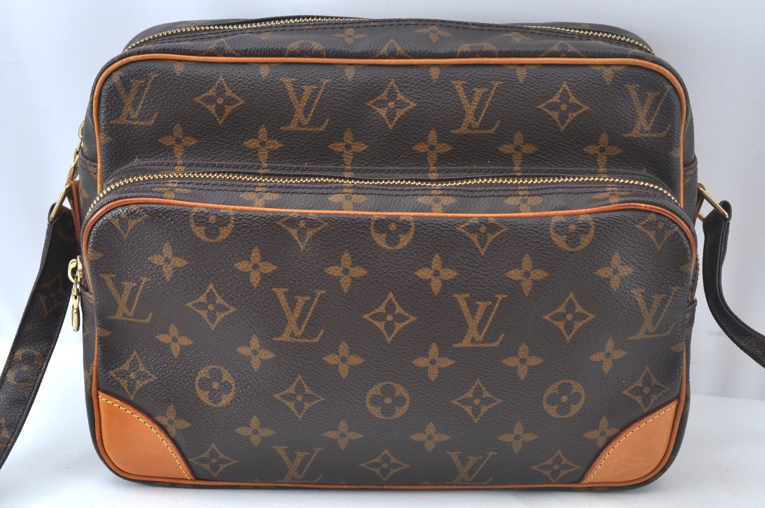 Authentic Louis Vuitton Monogram Nile Shoulder Cross Body Bag M45244 LV 3114J