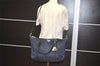 Authentic PRADA Nylon Tessuto Leather 2Way Shoulder Tote Hand Bag Navy 3115I