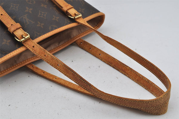 Authentic Louis Vuitton Monogram Bucket GM Shoulder Tote Bag M42236 Junk 3115J