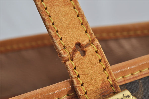 Authentic Louis Vuitton Monogram Bucket GM Shoulder Tote Bag M42236 Junk 3115J