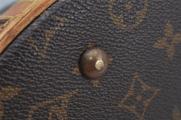 Authentic Louis Vuitton Monogram Bucket GM Shoulder Tote Bag M42236 Junk 3115J