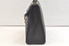 Authentic Christian Dior Trotter 2Way Shoulder Hand Bag PVC Leather Black 3115K