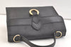 Authentic Christian Dior Trotter 2Way Shoulder Hand Bag PVC Leather Black 3115K